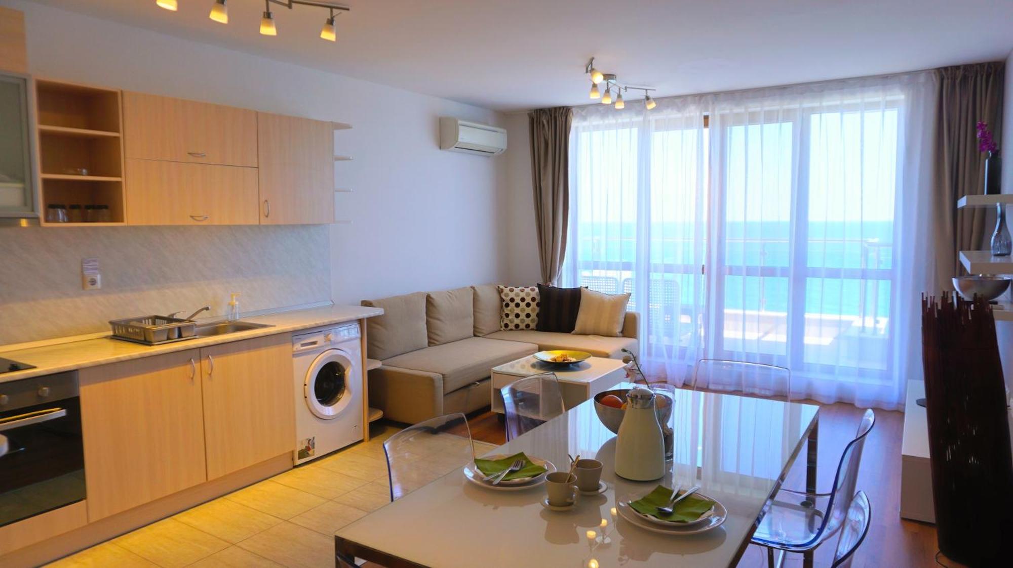Апартаменти Бяла Клиф на плажа - Apartments Byala Cliff First Line Екстер'єр фото